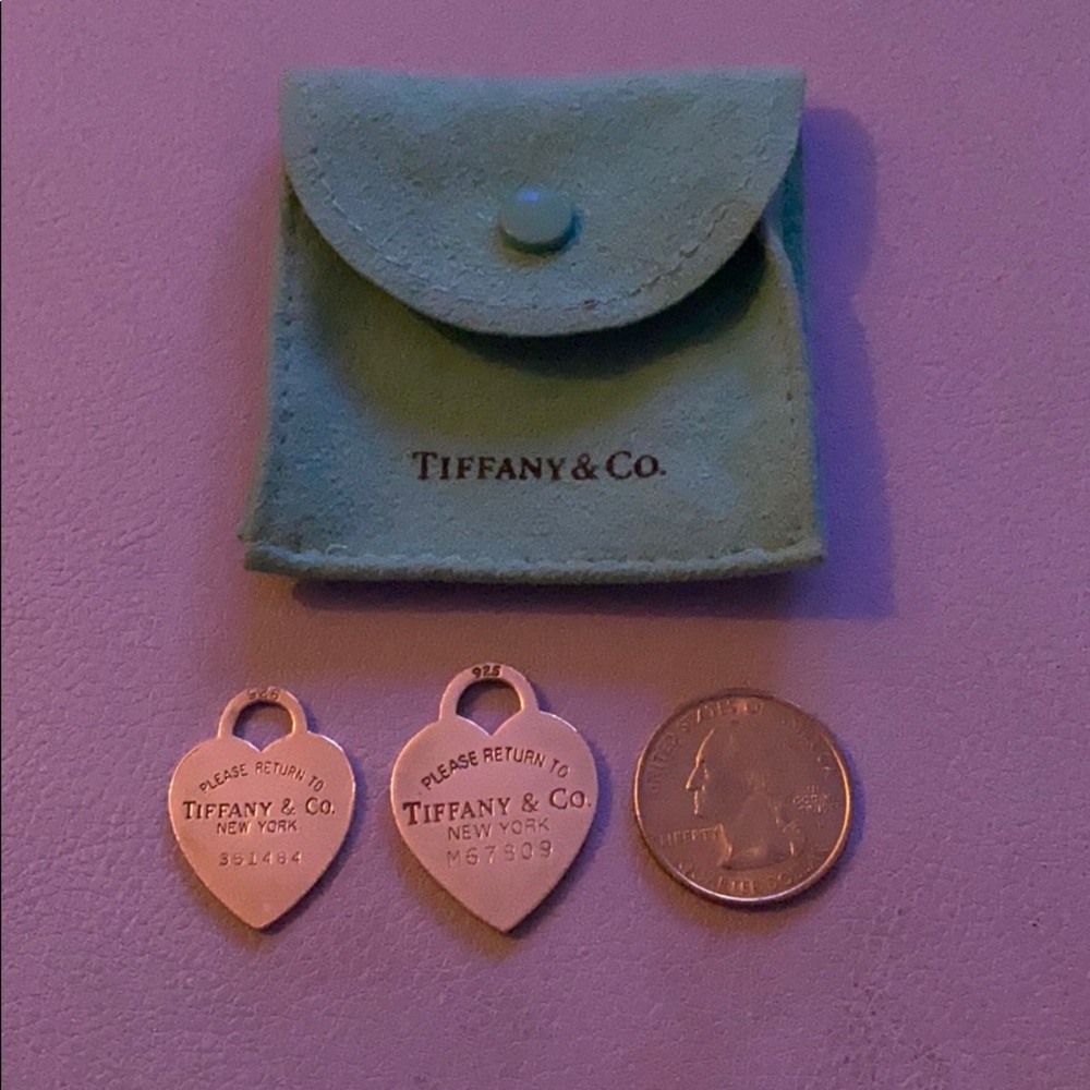 Tiffany and Co. heart tag charm only no chain